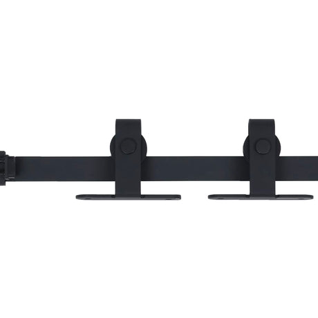 Vidaxl Suspension Set til mini -skiver -dør 200 cm kulstofstål