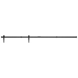 Vidaxl Suspension Set til mini -skiver -døren 183 cm kulstofstål