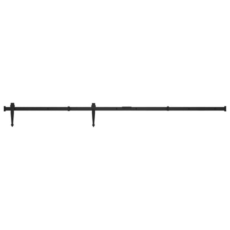 Vidaxl Suspension Set til mini -skiver -dør 152 cm kulstofstål
