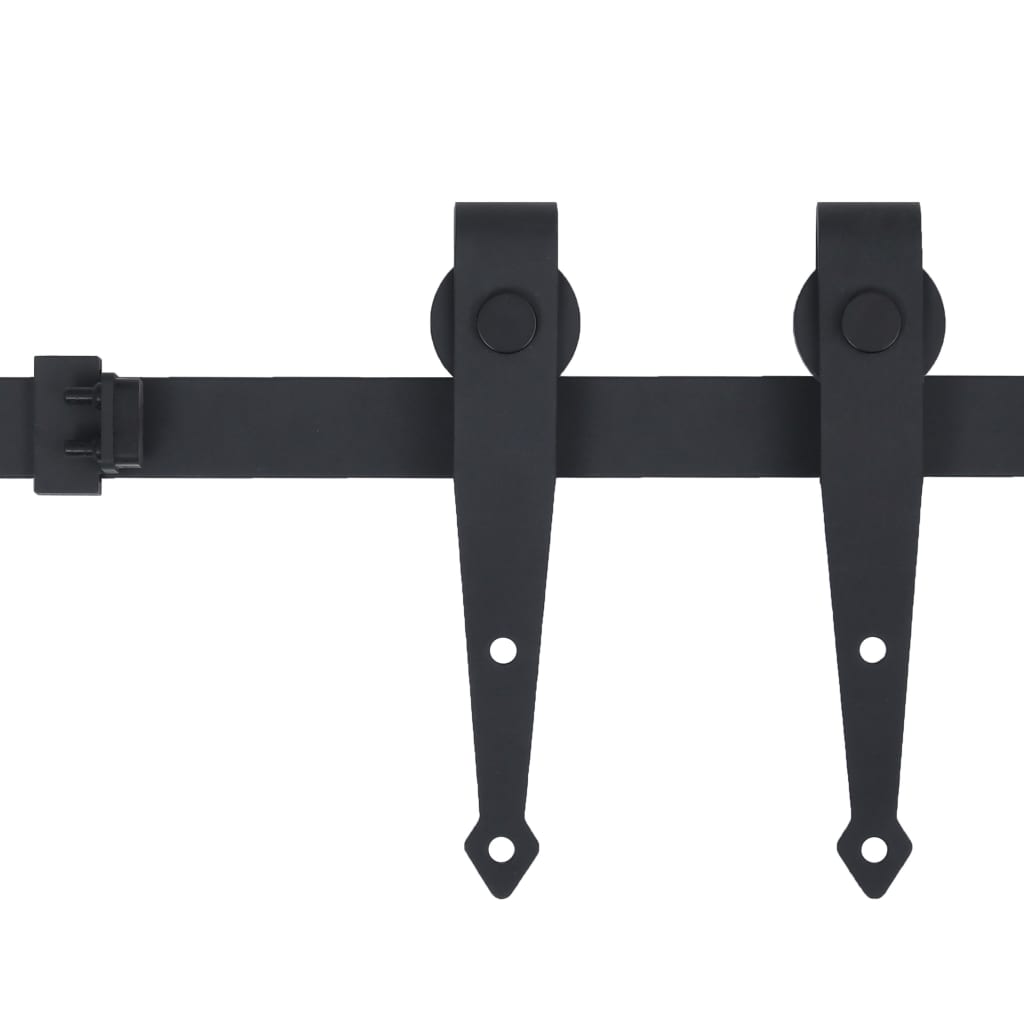 Vidaxl Suspension Set til mini -skiver -dør 152 cm kulstofstål