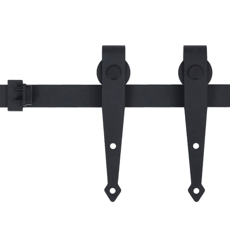 Vidaxl Suspension Set til mini -skiver -dør 152 cm kulstofstål