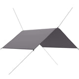 Vidaxl Cover Sail 3x2,85 m grå