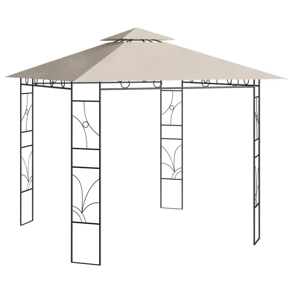 Vidaxl Arbor 160 g m² 3x3x2,7 m fløde -farvet