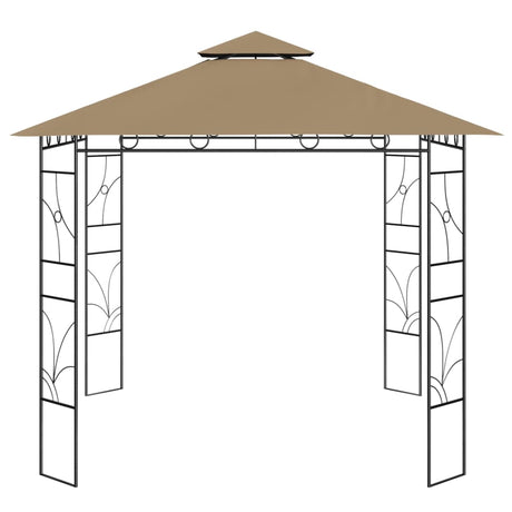 Vidaxl Arbor 160 g m² 3x3x2,7 m taupe
