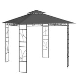 Vidaxl Arbor 160 g m² 3x3x2,7 m anthracit -farvet