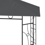 Vidaxl Arbor 160 g m² 3x3x2,7 m anthracit -farvet