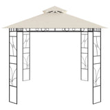 Vidaxl Arbor 160 g m² 4x3x2,7 m creme -farvet
