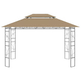 Vidaxl Arbor 160 g m² 4x3x2,7 m taupe