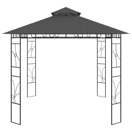 Vidaxl Arbor 160 g m² 4x3x2,7 m anthracit -farvet