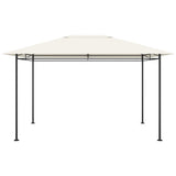 Vidaxl prieel 180 g m² 384x281x270 cm crèmekleurig
