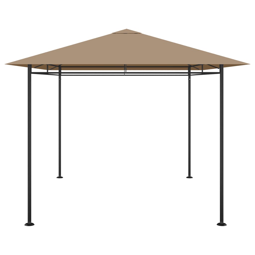 Vidaxl prieel 180 g m² 384x281x270 cm taupe