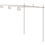 Vidaxl Tuinpergola 3x3x2,5 m Iron Antique Brown