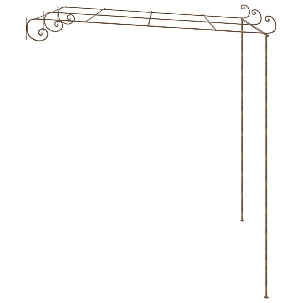 Vidaxl Tuinpergola 3x3x2,5 m Iron Antique Brown