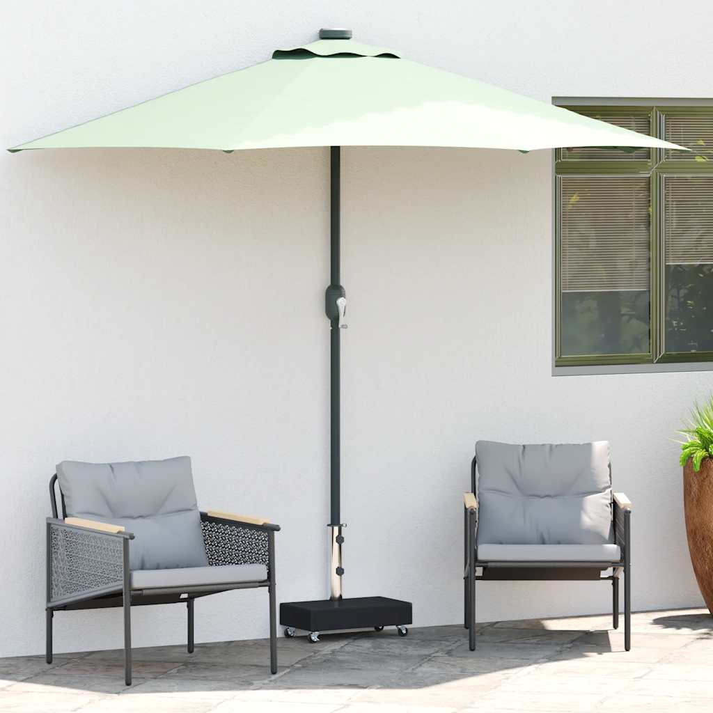 Vidaxl Parasol Foot 45x25x8 cm granit sort