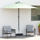 Vidaxl Parasol Foot 45x25x8 cm granit sort