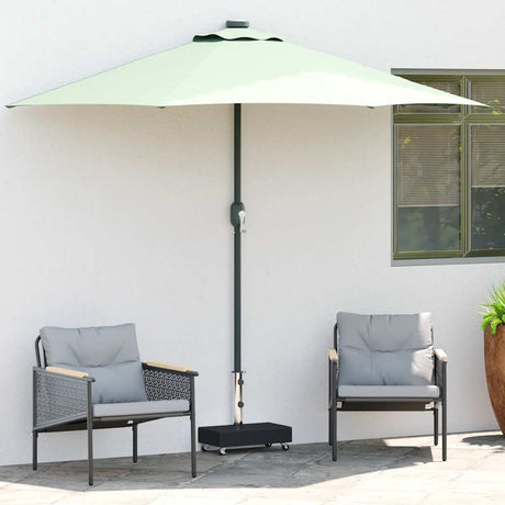 Vidaxl Parasol Foot 45x25x8 cm granit sort
