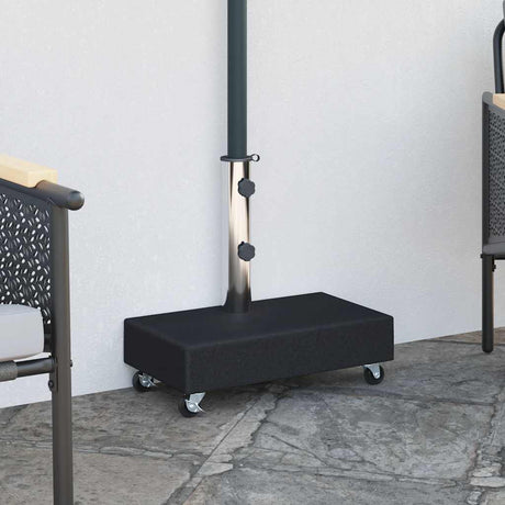 Vidaxl Parasol Foot 45x25x8 cm granit sort
