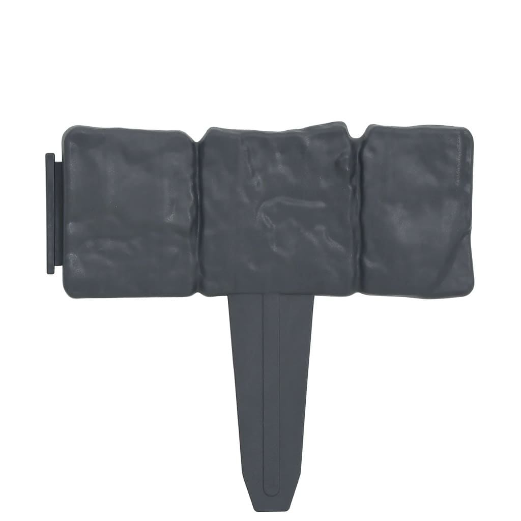 Vidaxl Gazon Edges 41 St Stone-Look 10 M Plastic