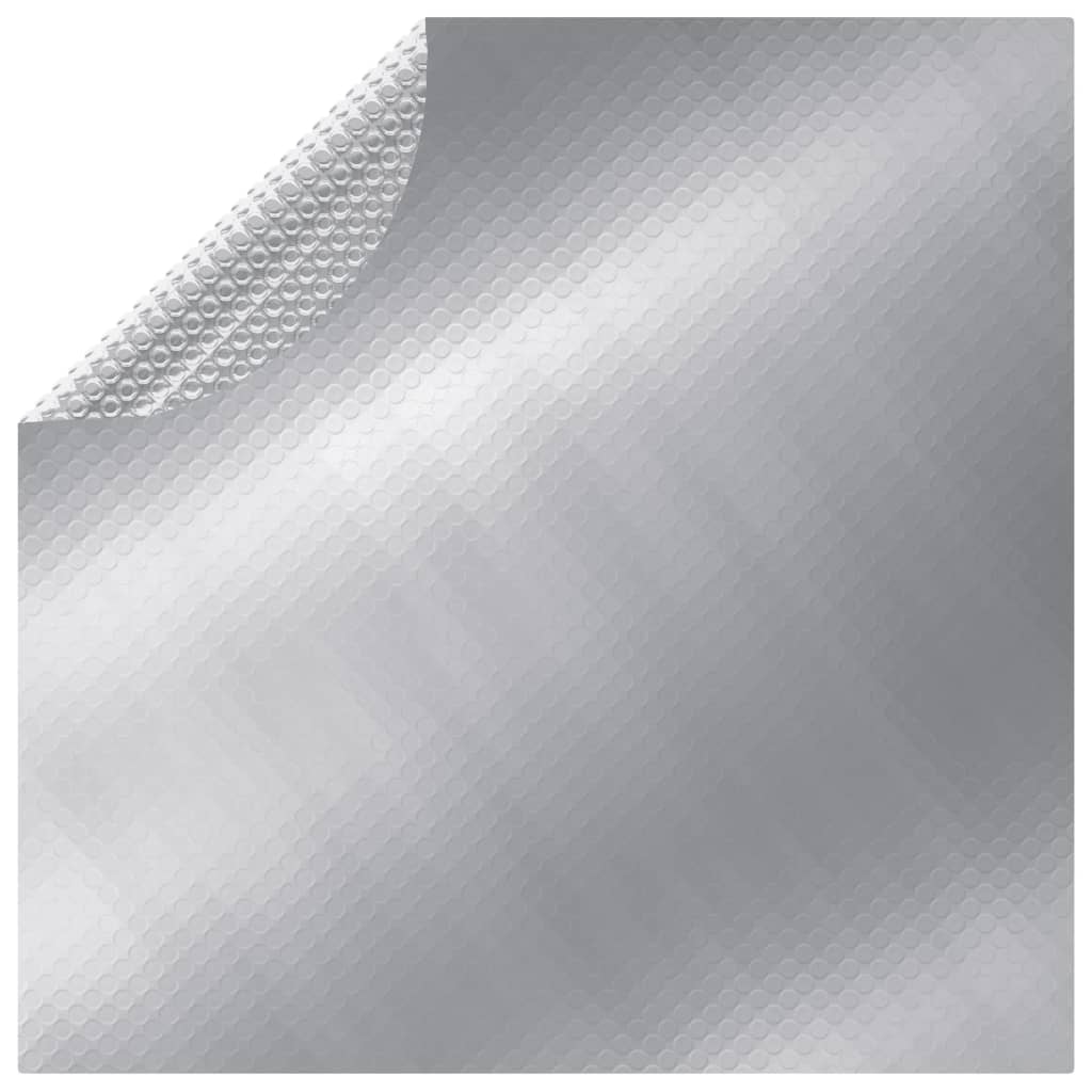 Vidaxl Swimming Pool Cover 356 cm pe sølvfarvet