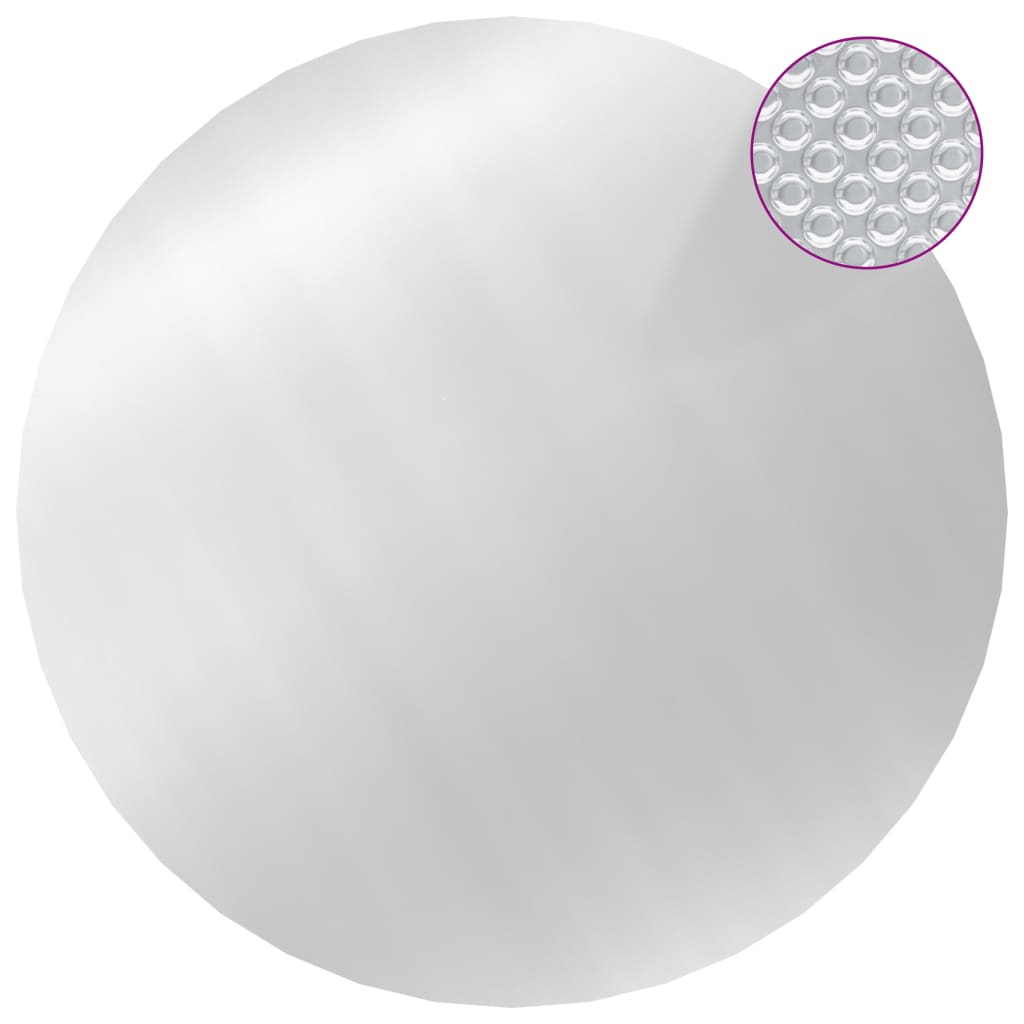 Vidaxl Swimming Pool Cover 527 cm pe sølvfarvet