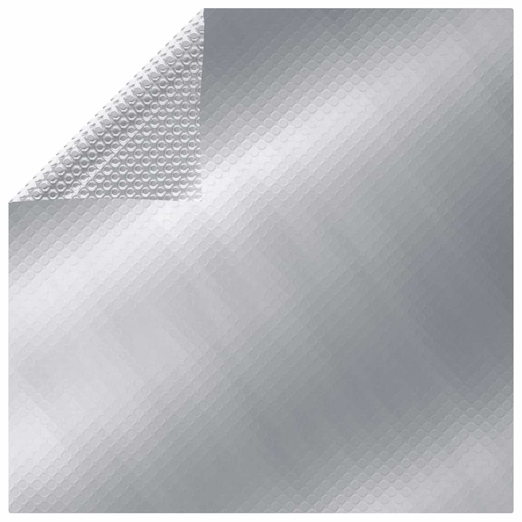 Vidaxl Pool Cover 260x160 cm pe sølvfarvet
