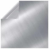 Vidaxl Pool Cover 260x160 cm pe sølvfarvet