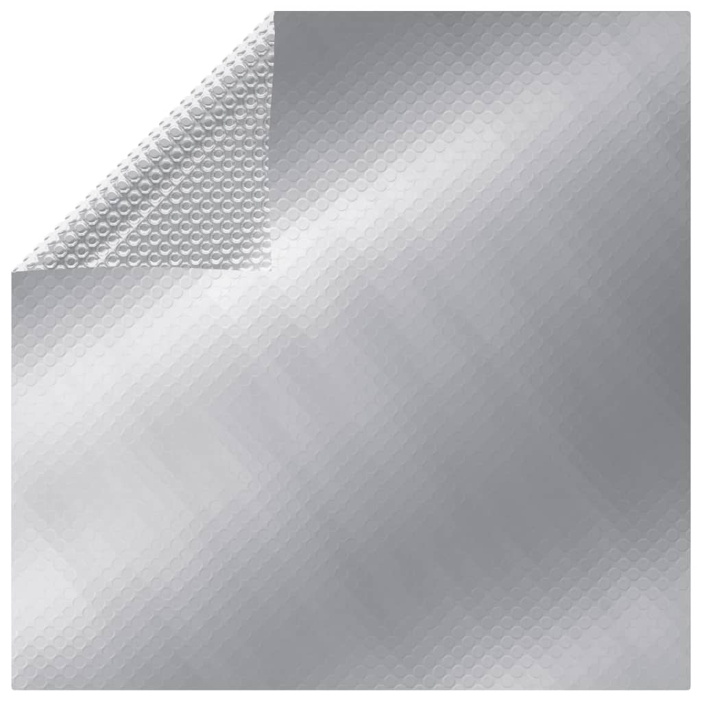 Vidaxl Pool Cover 300x200 cm pe sølvfarvet