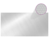 Vidaxl Swimming Pool Cover 975x488 cm pe sølvfarvet