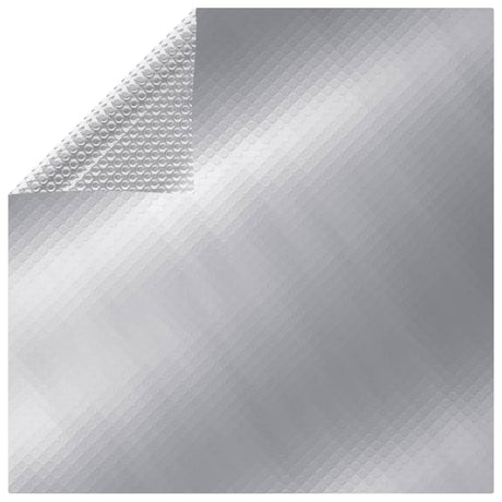 Vidaxl Pool Cover Rectangular 800x500 cm pe sølvfarvet