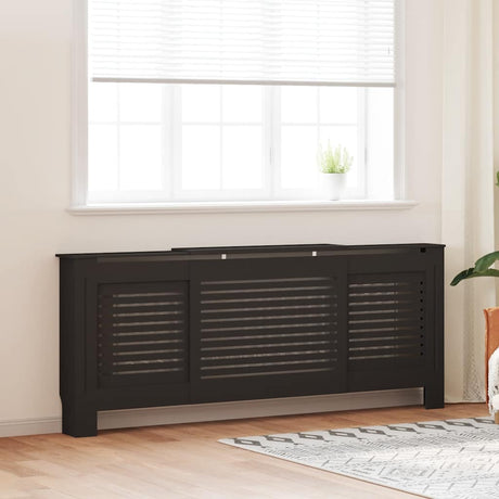 Vidaxl Radiatorom Construction 205 cm MDF sort