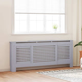 Vidaxl Radiatorom Construction 205 cm MDF Gray
