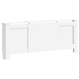 Vidaxl Radiatorom Construction 205 cm MDF White