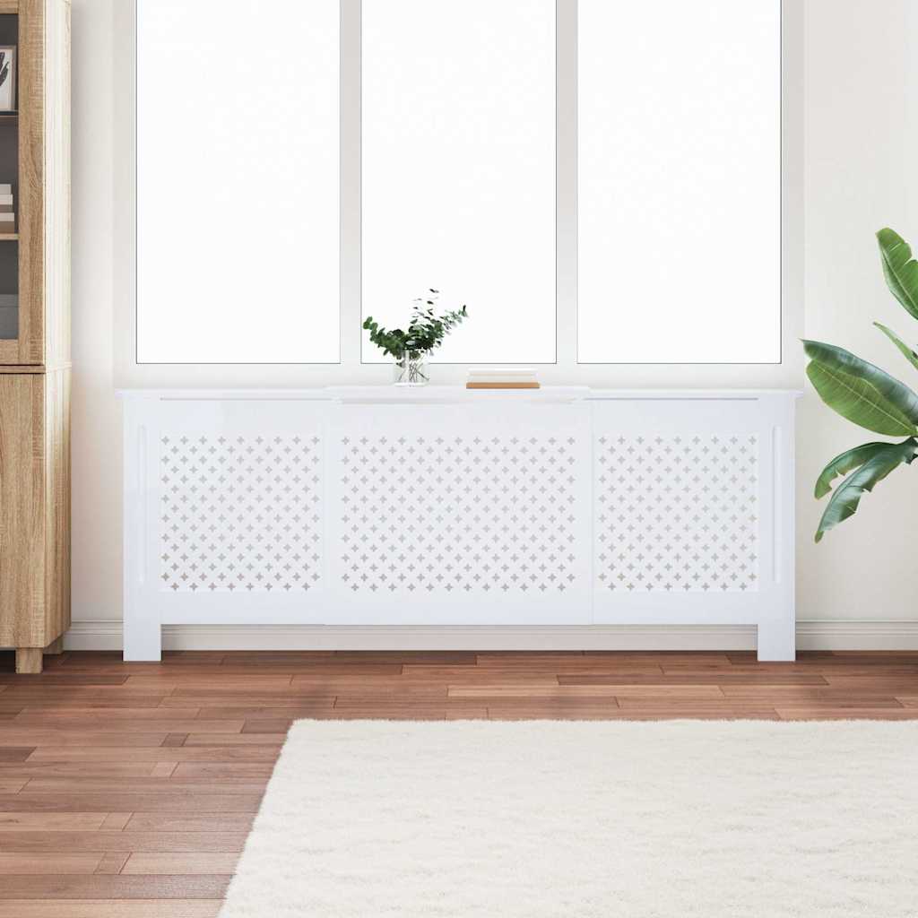 Vidaxl Radiatorom Construction 205 cm MDF White