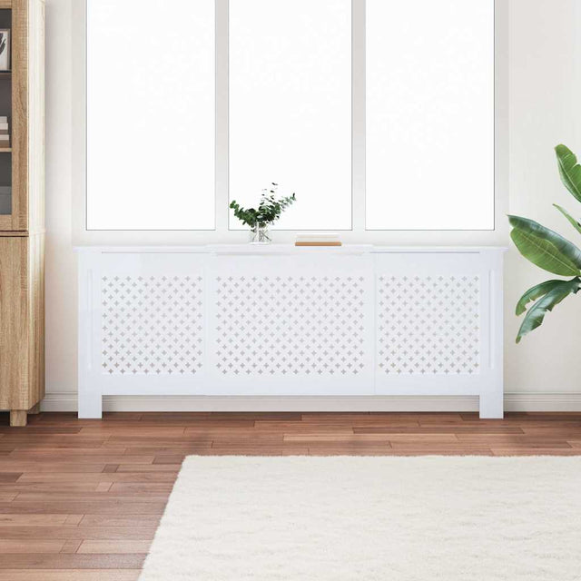 Vidaxl Radiatorom Construction 205 cm MDF White