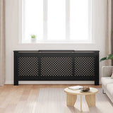 Vidaxl Radiatorom Construction 205 cm MDF sort