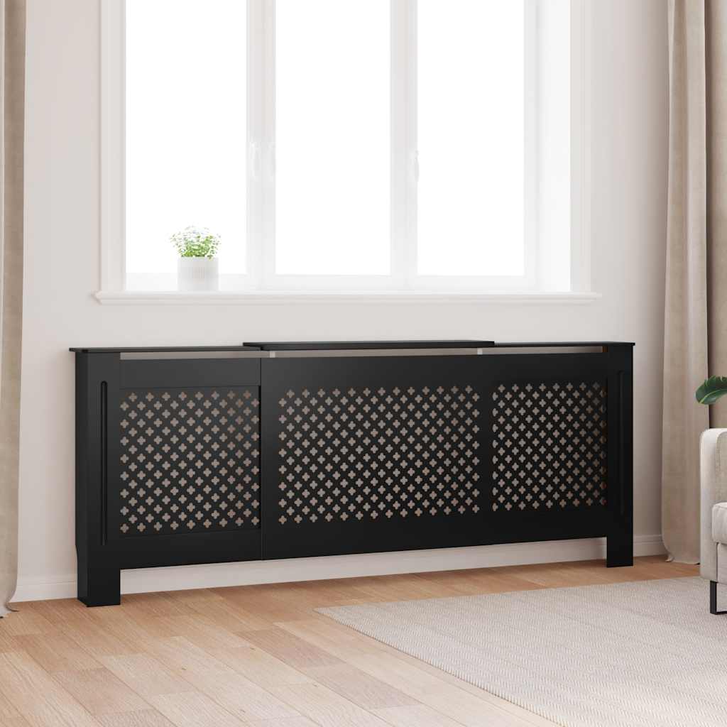 Vidaxl Radiatorom Construction 205 cm MDF sort