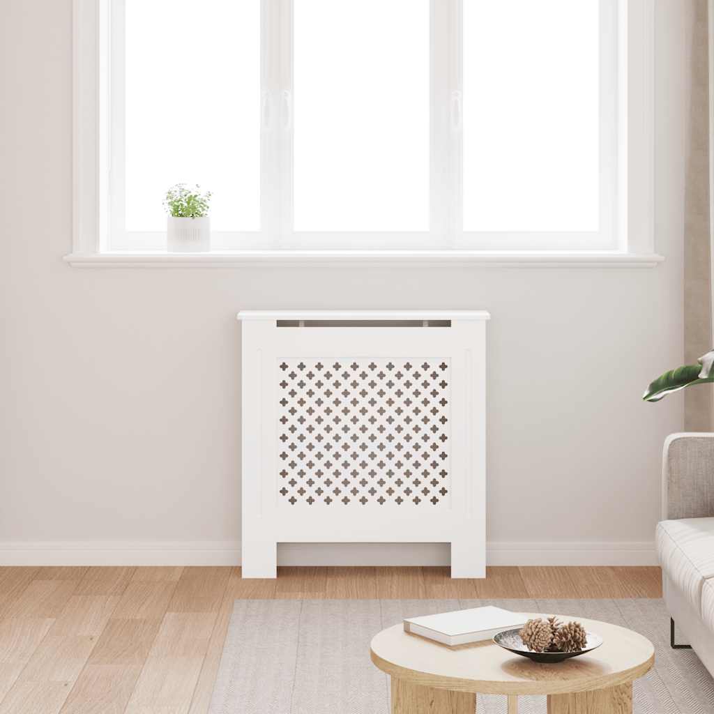 Vidaxl Radiatorom Construction 78 cm MDF White