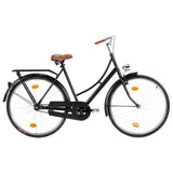 Vidaxl Omafiets 28 tommer 57 cm ramme