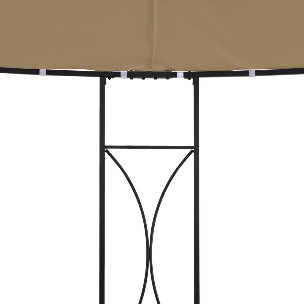 Vidaxl Arbor omkring 300x290 cm taupe