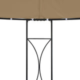 Vidaxl Arbor omkring 300x290 cm taupe