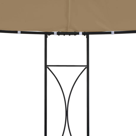 Vidaxl Arbor omkring 300x290 cm taupe