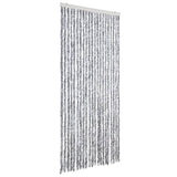 Vidaxl Fly Curtain 90x200 cm Chenille White og Gray