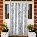 Vidaxl Fly Curtain 90x200 cm Chenille White og Gray