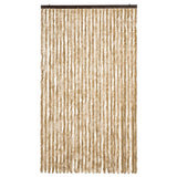 Vidaxl Fly Curtain 118x220 cm Chenille Beige
