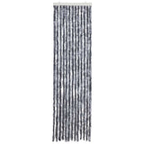 Vidaxl Fly Curtain 56x200 cm Chenille Silver Colored