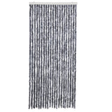 Vidaxl Fly Curtain 90x200 cm Chenille Silver Colored