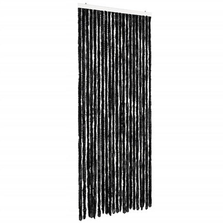 Vidaxl Fly Curtain 90x200 cm Chenille Anthracite