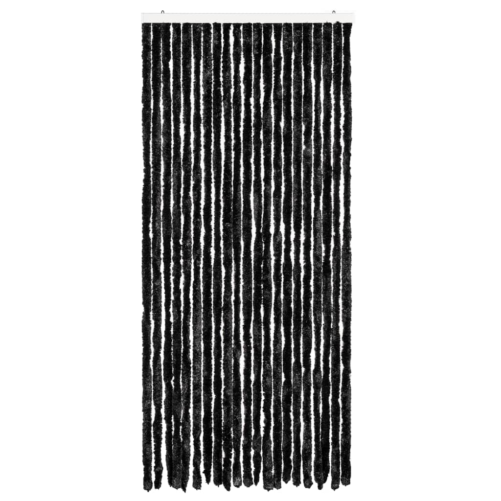 Vidaxl Fly Curtain 90x200 cm Chenille Anthracite