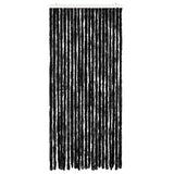 Vidaxl Fly Curtain 90x200 cm Chenille Anthracite