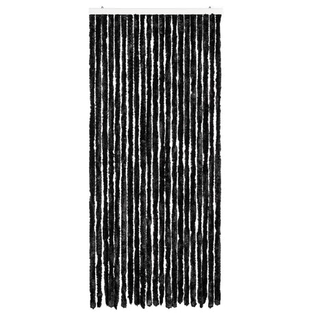 Vidaxl Fly Curtain 90x200 cm Chenille Anthracite